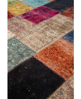 Patchwork Carpet Multi 140x200