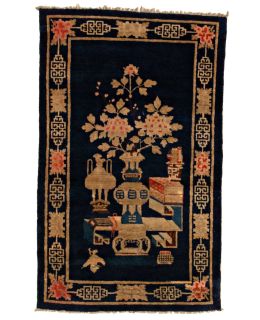 Pao Tou Semi Antique Blue 104x171