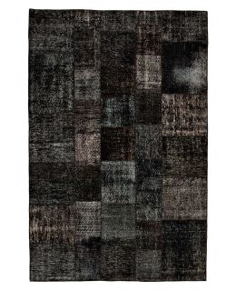 Patchwork Carpet Black 200x300