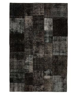 Patchwork Carpet Black 200x300