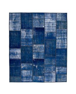 Patchwork Carpet Blue 251x300
