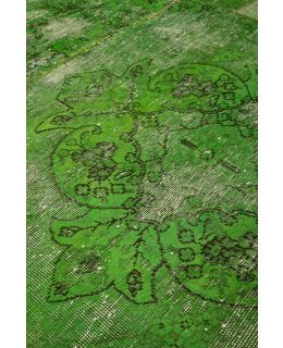 Patchwork Carpet Green 250x300