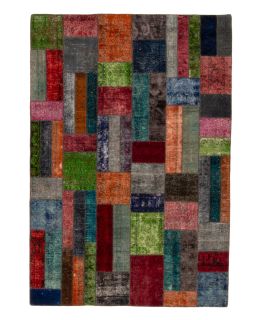 Patchwork Carpet Multi 205x302