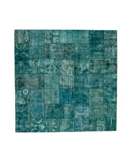 Patchwork Carpet Turquoise 280x280