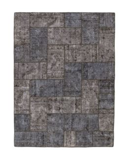 Patchwork Carpet Grey 140x200