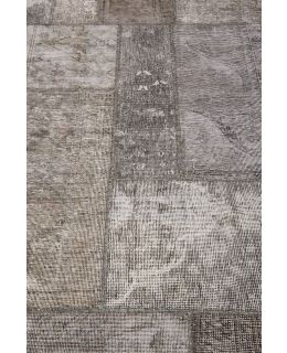 Patchwork Carpet Grey 147x206