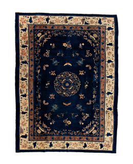 Pao Tou Antique Beige & Blue 218x294