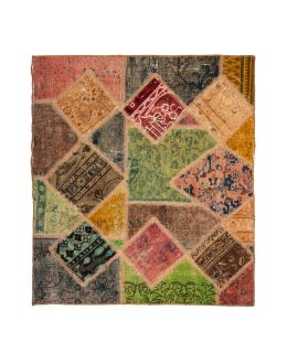 Patchwork Carpet Multi 116x130