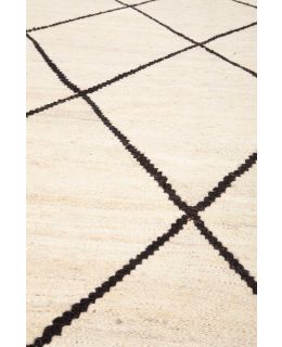 Kilim Moroccan Design White 145x207