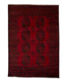 Bargi Mattor Ull Afghan Red 132x182 ba_434882.jpg