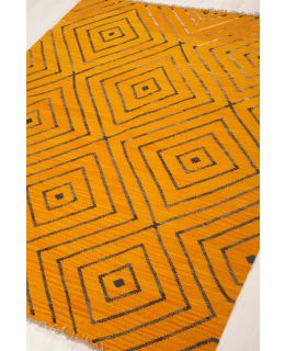 Kilim Moroccan Design Orange 153x201
