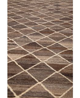 Kilim Moroccan Design Brown 417x509