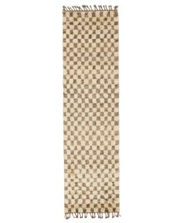 Bargi.se Berber Chess White & Brown 84x311 ull matta modern ba_452363.jpg