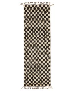 Bargi.se Berber Chess White & Charcoal 81x253 ull matta modern ba_452374.jpg