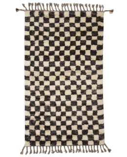 Bargi.se Berber Chess white & Black 95x163 ull matta modern ba_452377.jpg