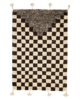Bargi.se Berber Chess white & Black 129x187 ull matta ba_452379.jpg