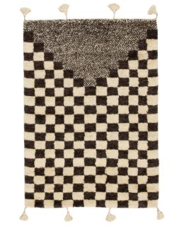 Bargi.se Berber Chess white & Black 130x185 ull matta ba_452380.jpg