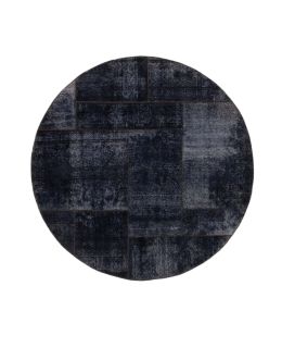 Patchwork Carpet Black 214x216