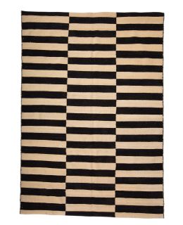 Kilim Modern Black & White 123x176