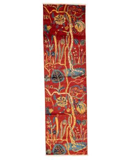 Bhutan Design Red 83x295