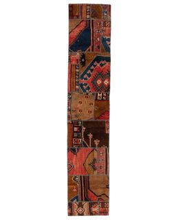 Patchwork Carpet Red 78x391
