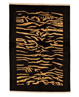Bhutan Design Black 139x198