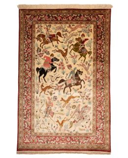 Ghom Silk Multi 99x151