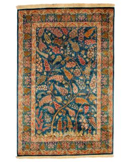 Ghom Silk Blue 132x202