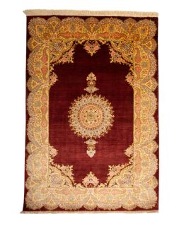 Ghom Silk Red 100x150