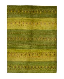 Persian Gabbeh Green 147x201