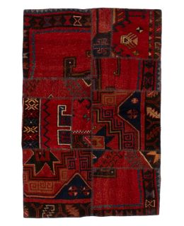 Patchwork Carpet Multi 137x208