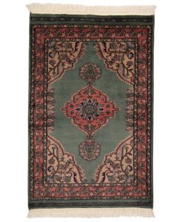 Bargi Mattor Ull Medallion Green 95x145 ba_61590.jpg