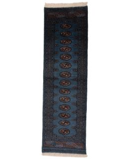 Bargi Mattor Ull Lahori Bochara Blue 61x200 ba_6576.jpg