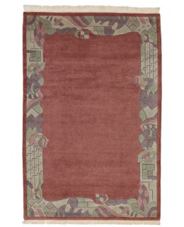 Bhutan Design Red 200x300